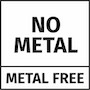 Nessuna parte metallica
